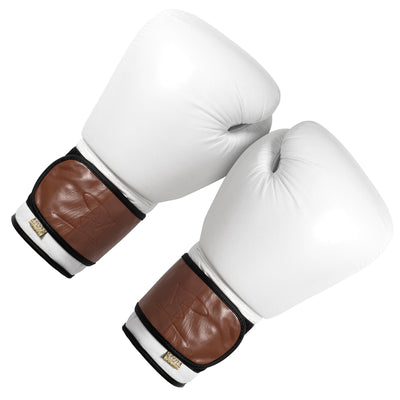 THE POP - BLANC PUNCH - Buffalo Leather Pro Style Boxing Glove