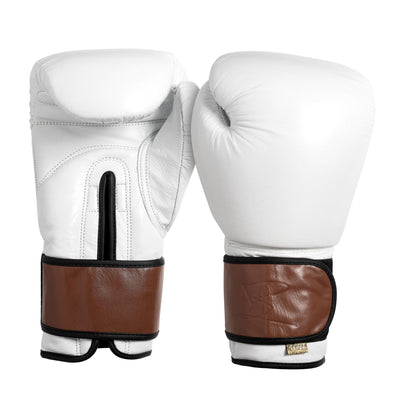 THE POP - BLANC PUNCH - Buffalo Leather Pro Style Boxing Glove