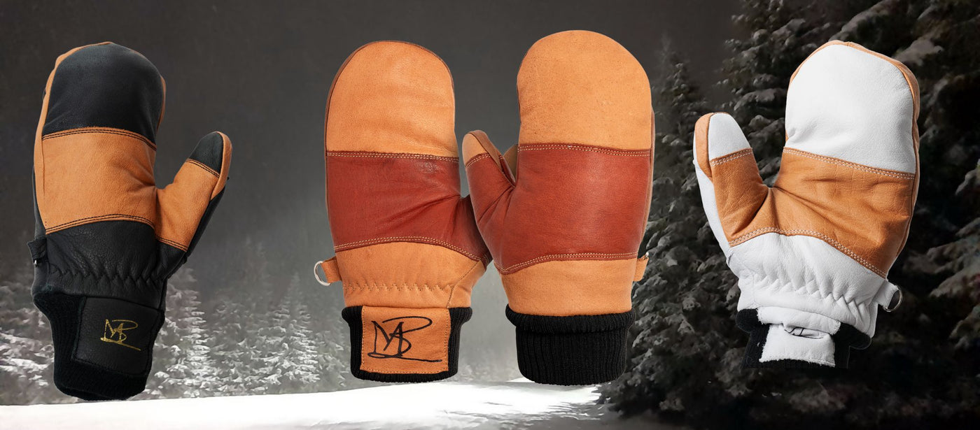 Leather Mittens - Buffalo Hide - Extreme Conditions
