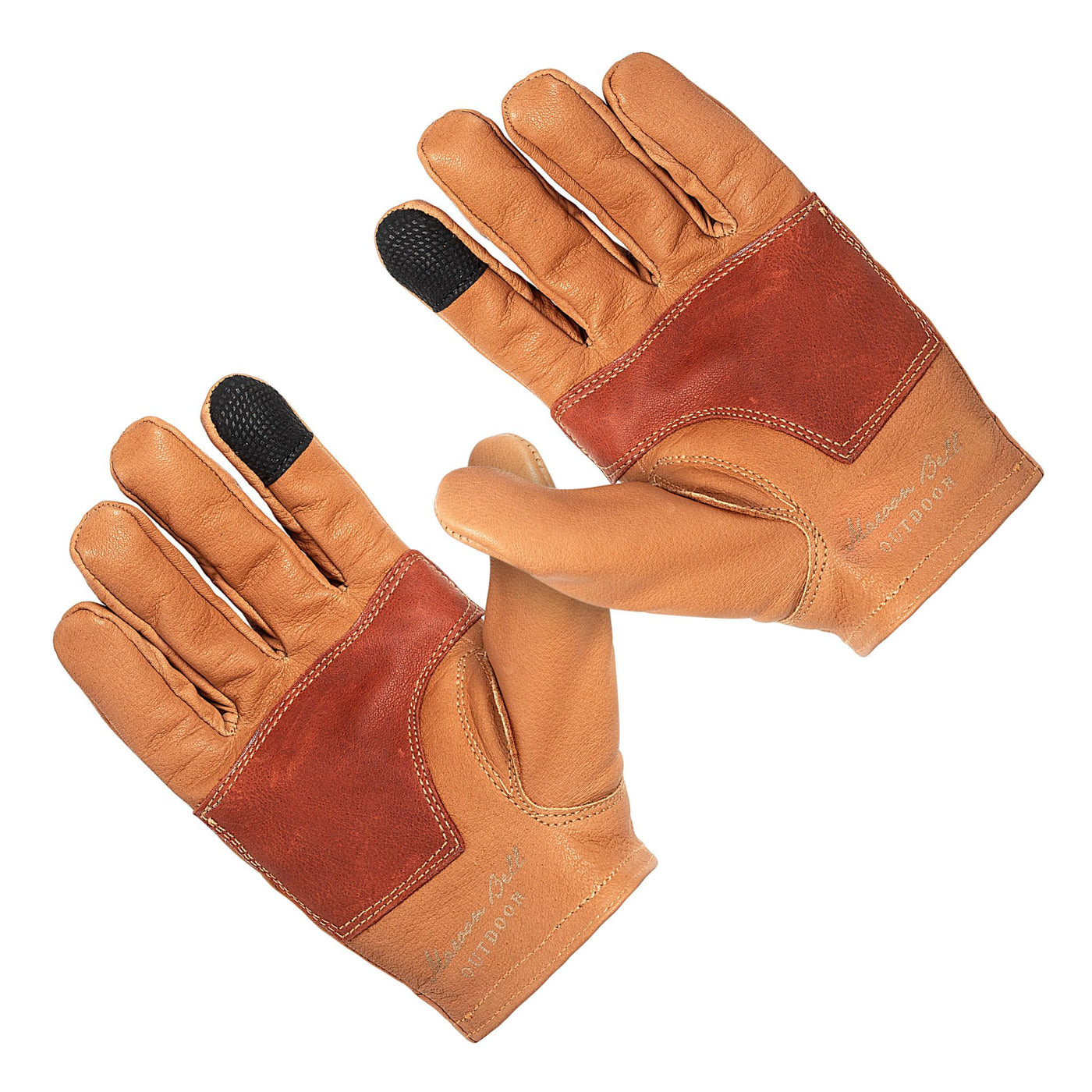 Buffalo Leather Ranching Gloves