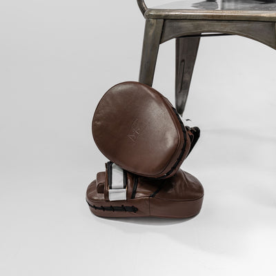 THE BELL BOXING MITT - Leather Brown