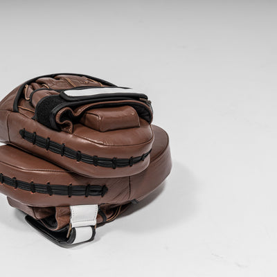 THE BELL BOXING MITT - Leather Brown