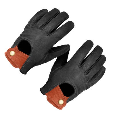 Buffalo Leather Gloves - Pitch Black