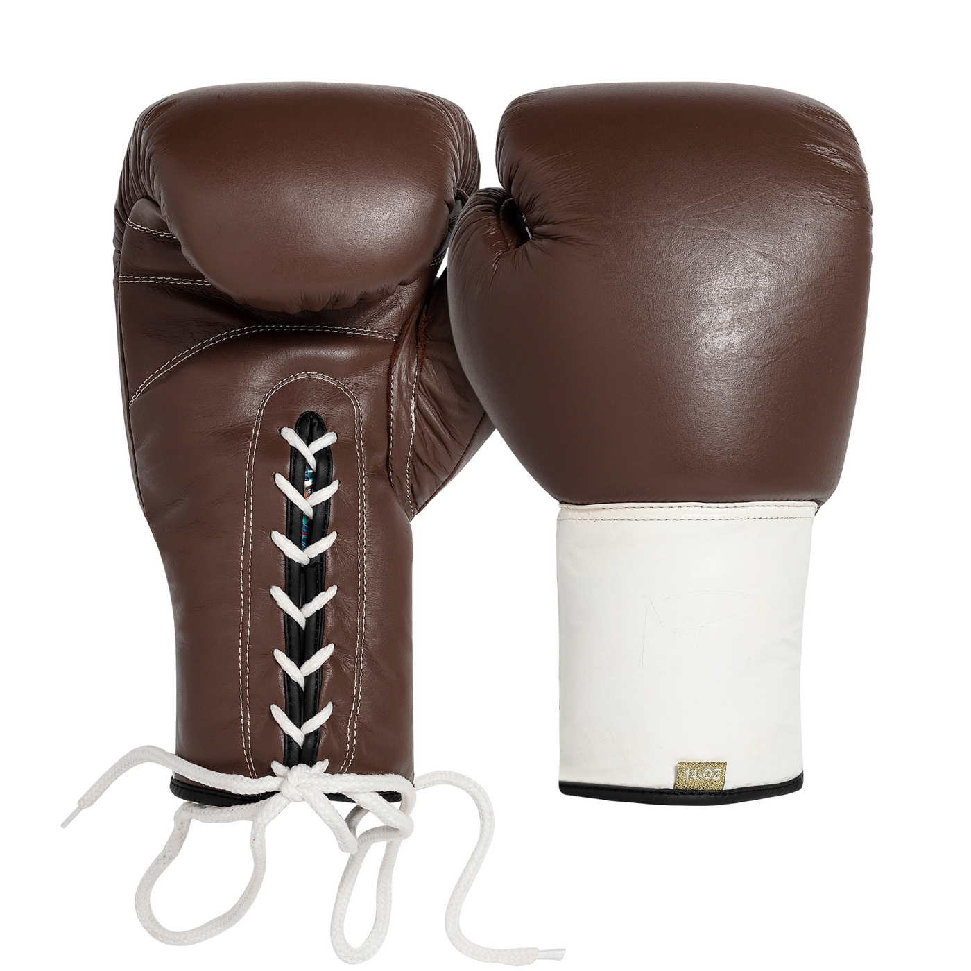 THE POP - Laced Up Buffalo Leather Boxing Glove - Brown