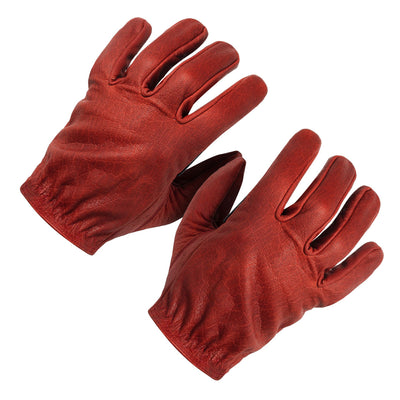 The Buffalo Leather Gloves - Ranch Burgundy