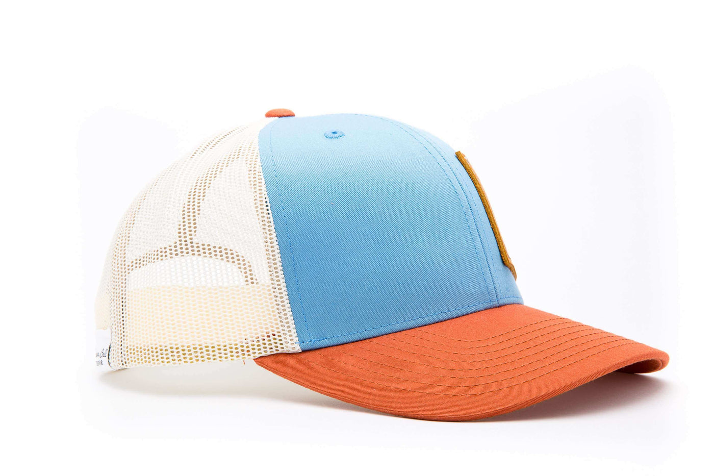5280 Trucker Hat with Offset Leather Patch